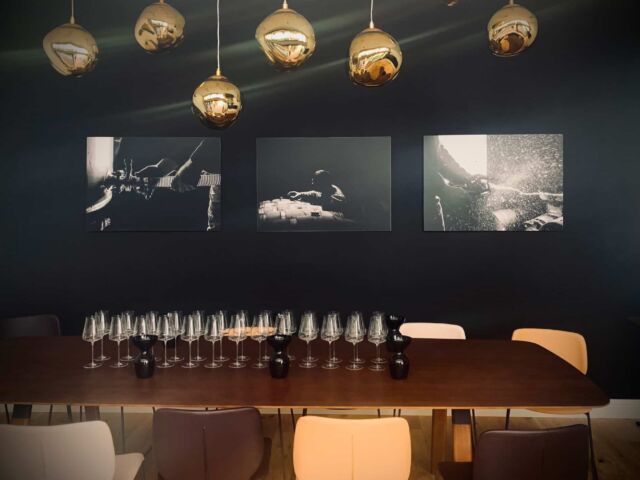 Salle de dégustation aux Chartrons